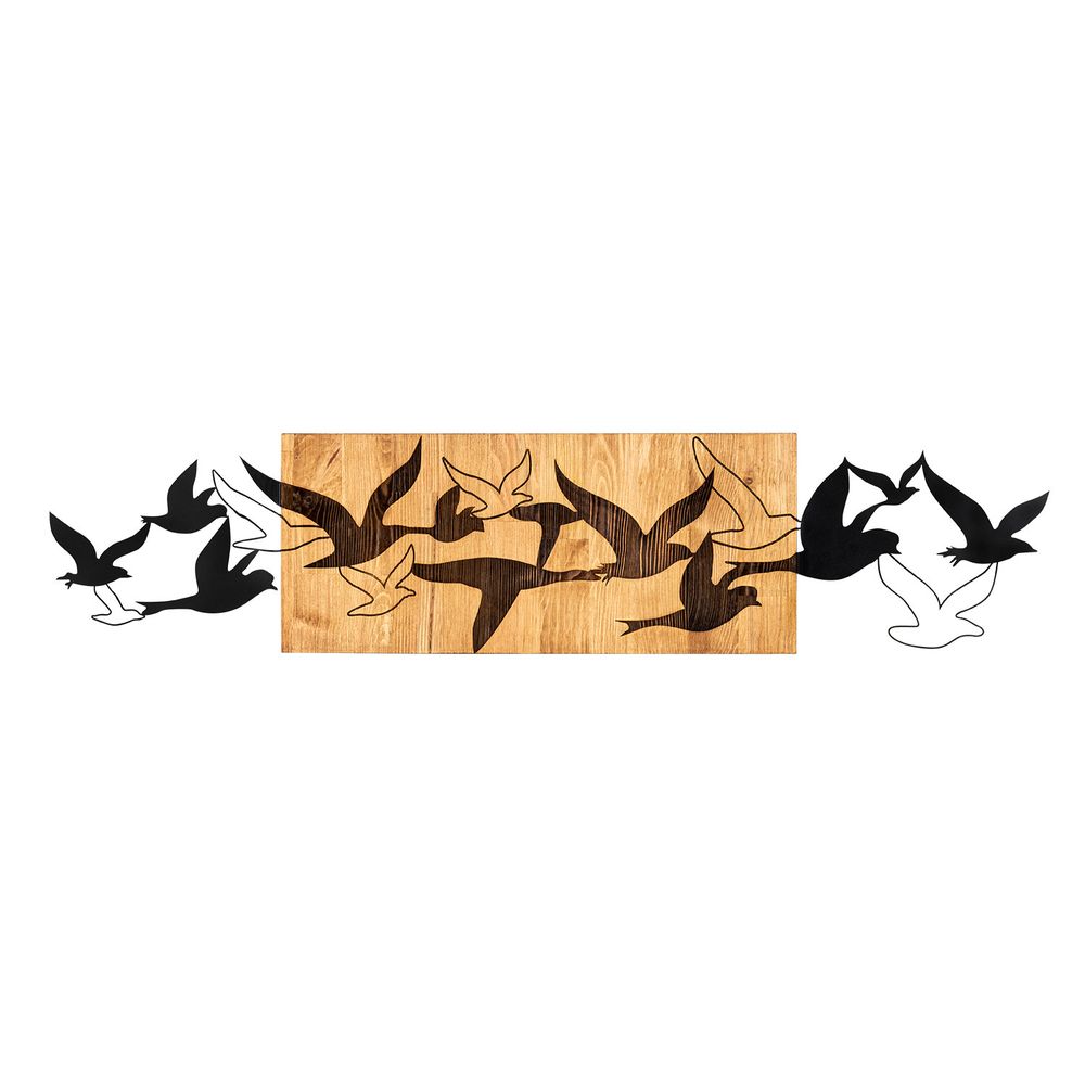 Albatros Black Walnut Dekorativni Drveni Zidni Ukras slika 4