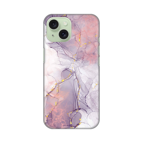 Torbica Silikonska Print za iPhone 15 6.1 Pink Marble slika 1