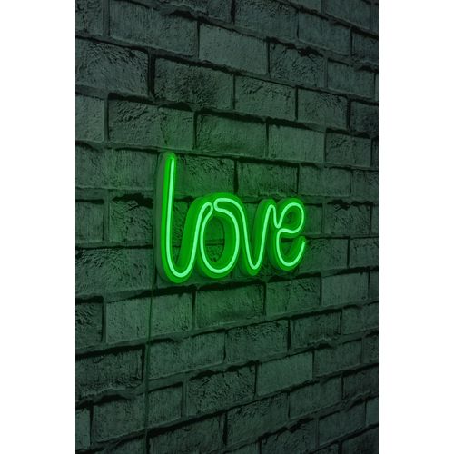 Love - Green Green Decorative Plastic Led Lighting slika 2