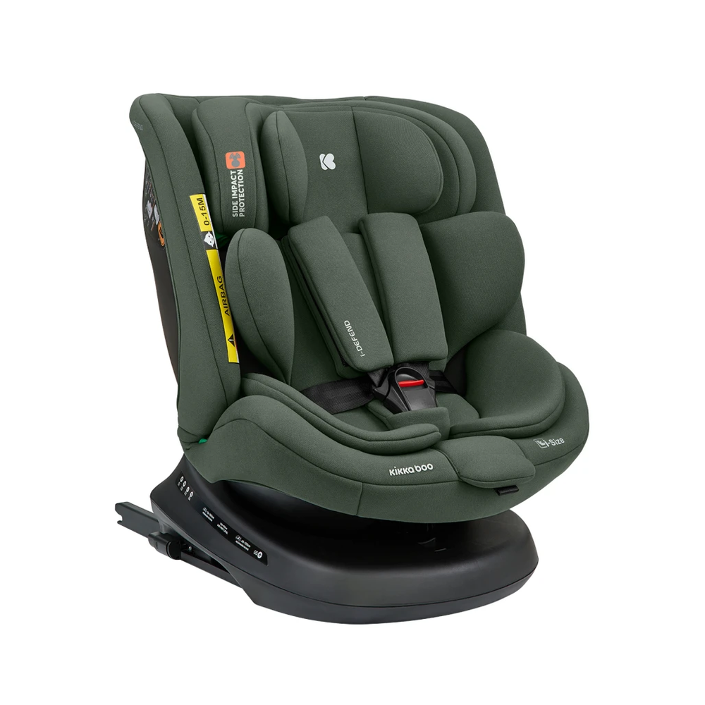 Kikka Boo Rotirajuća autosjedalica i-Defend 40-150cm i-Size Isofix, Army Green slika 1