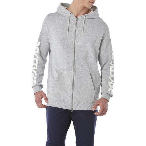 ASICS Muški duks Bl Sweat Fz Hoodie sivi slika 1