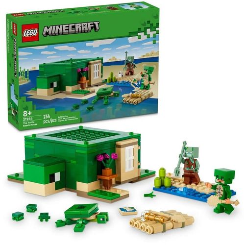 Playset Lego 21254 Minecraft Turtle Beach House slika 1