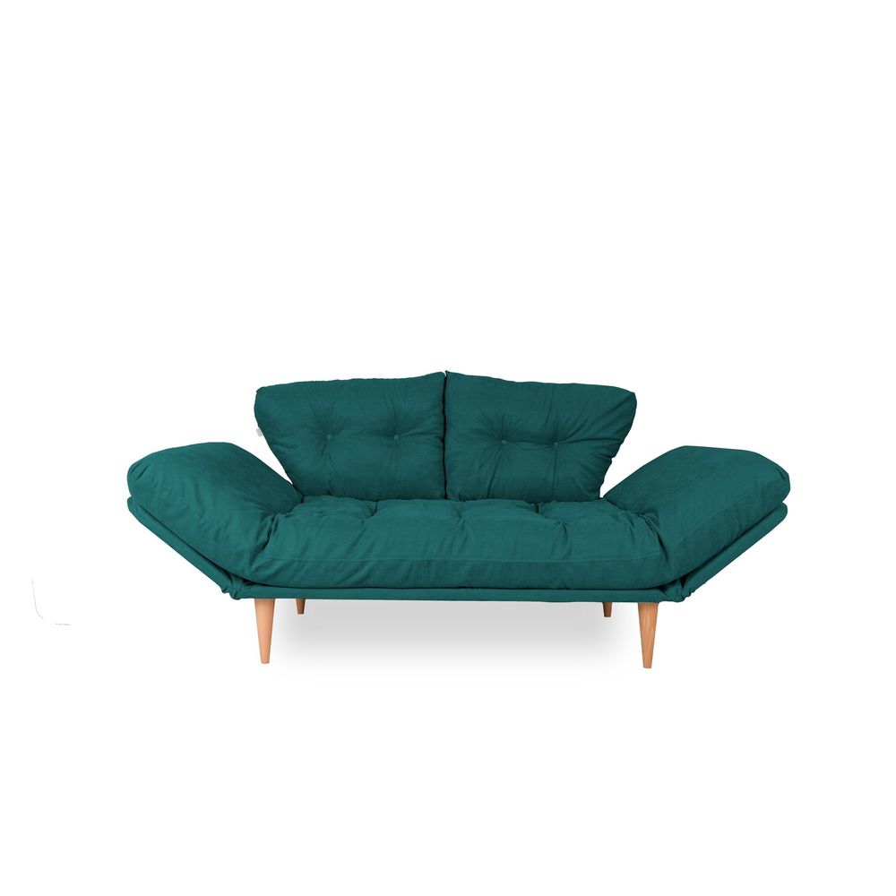Nina Daybed - Petrol Green 3-Sjedalni Sofa-Krevet slika 4