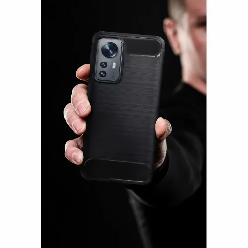 CARBON Case maskica za XIAOMI Redmi NOTE 12S crna slika 4