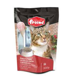 Friend suha hrana za mačke Govedina 300g