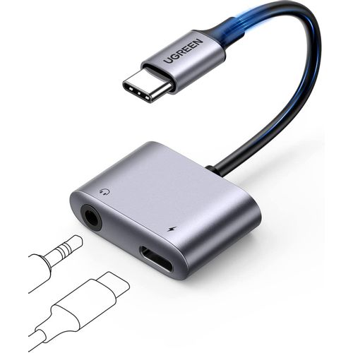 Ugreen USB C na 3.5mm adapter za slušalice s mogućnošću punjenja slika 1