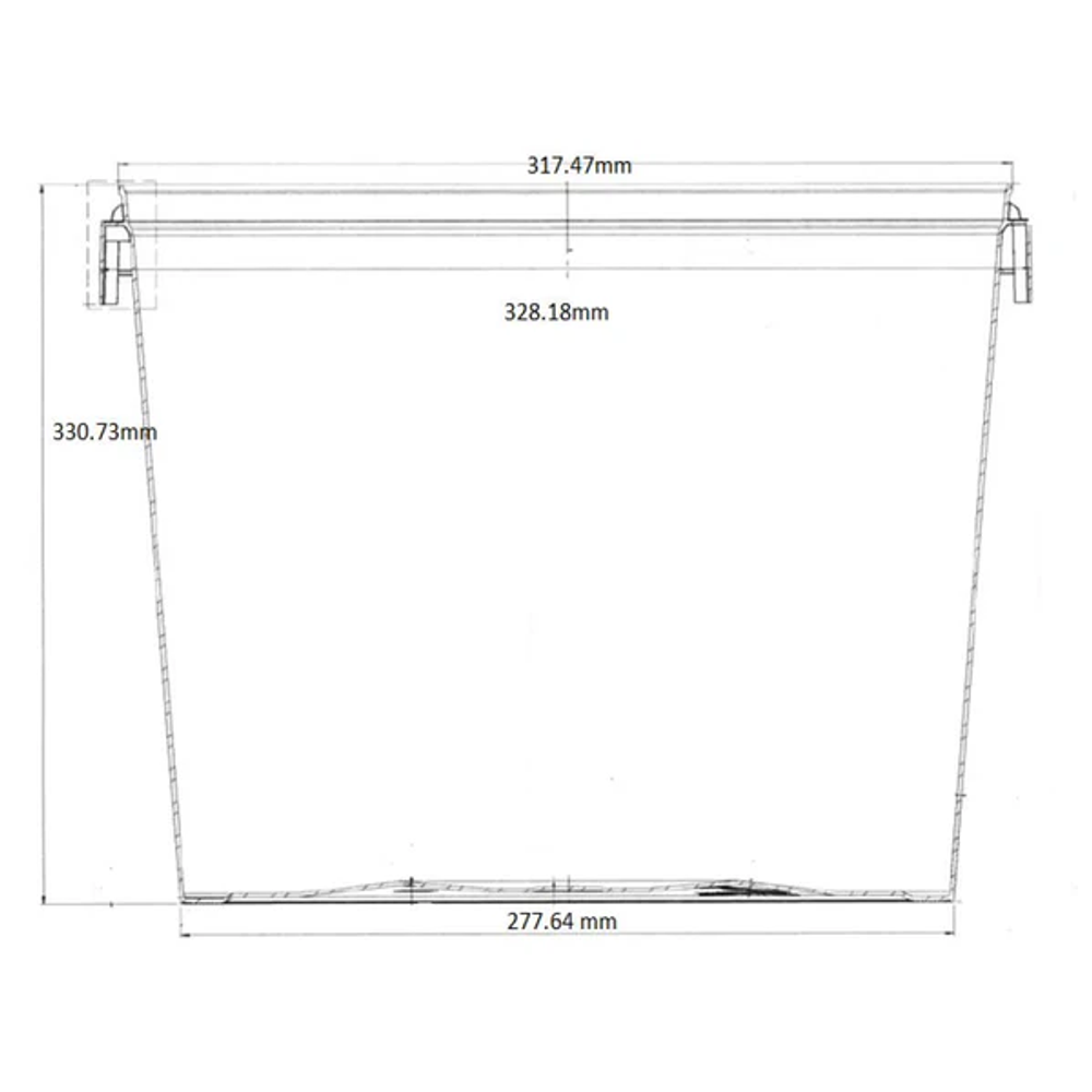 Plastična kanta od 18l - 142908/09 slika 2