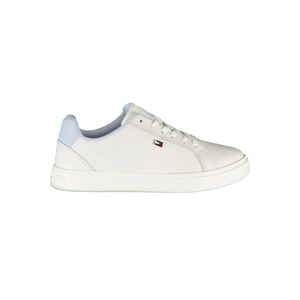 TOMMY HILFIGER WHITE WOMEN'S SPORTS SHOES