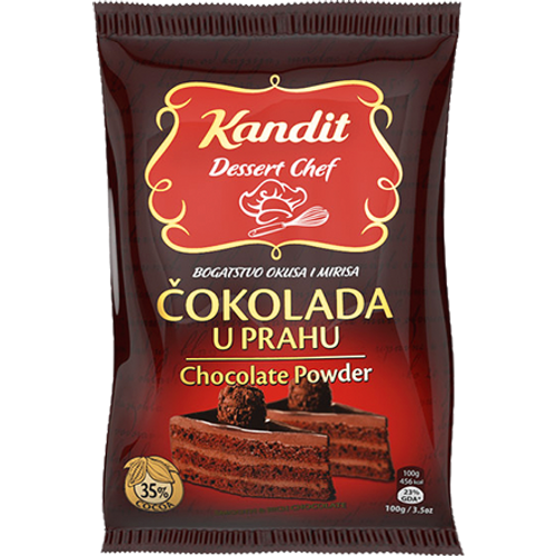 Kandit Dessert Chef  čokolada u prahu 100 g slika 1