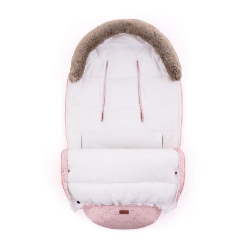 PETITE&MARS Footmuff Comfy 4 u 1 zimska vreća za kolica, Glossy Princess/White slika 2