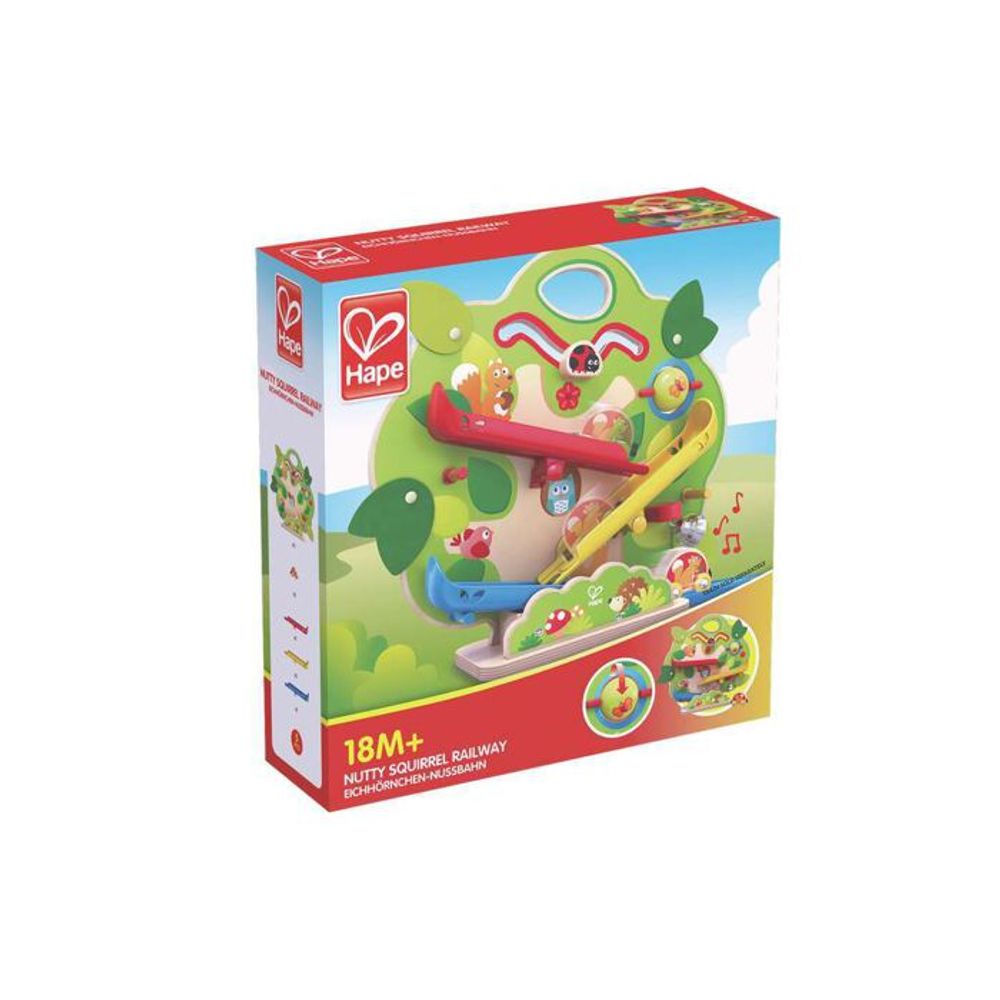 Hape Drvena igračka Nutty Squirrel Railway slika 3
