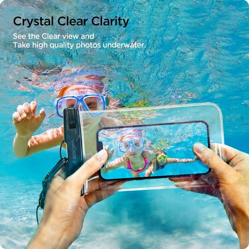 SPIGEN A601 UNIVERZALNA VODONEPROPUSNA TORBICA 2 KOM PAKET CRYSTAL CLEAR slika 5