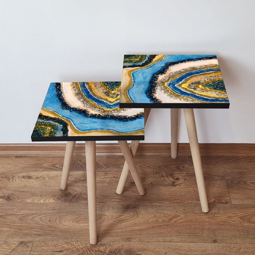 Nesting stolovi 2Shp112 - (2 komada) - boje: višebojni slika 1