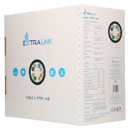 ExtraLink CAT6 FTP (F UTP) V2 Outdoor Twisted Pair 305M slika 1