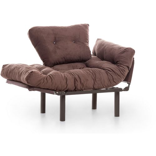 Atelier Del Sofa Fotelja, Smeđa, Nitta Single - Brown slika 7