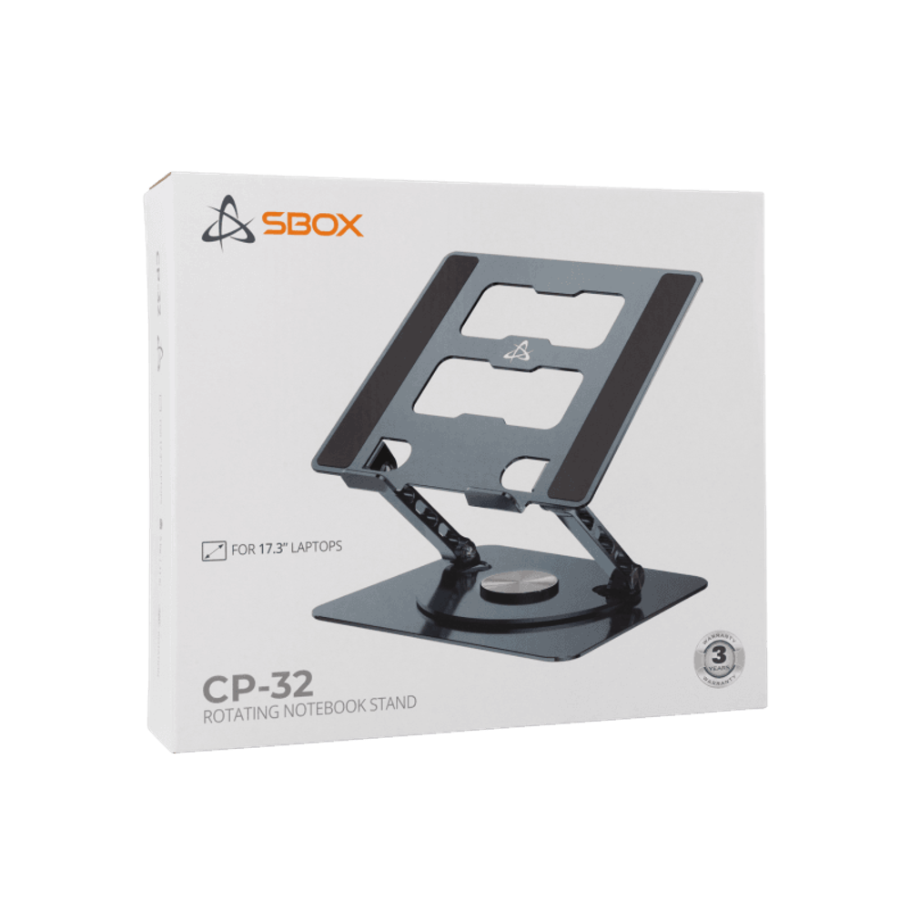 SBOX Stalak za laptop CP-32 / 360° Rotacijski slika 8
