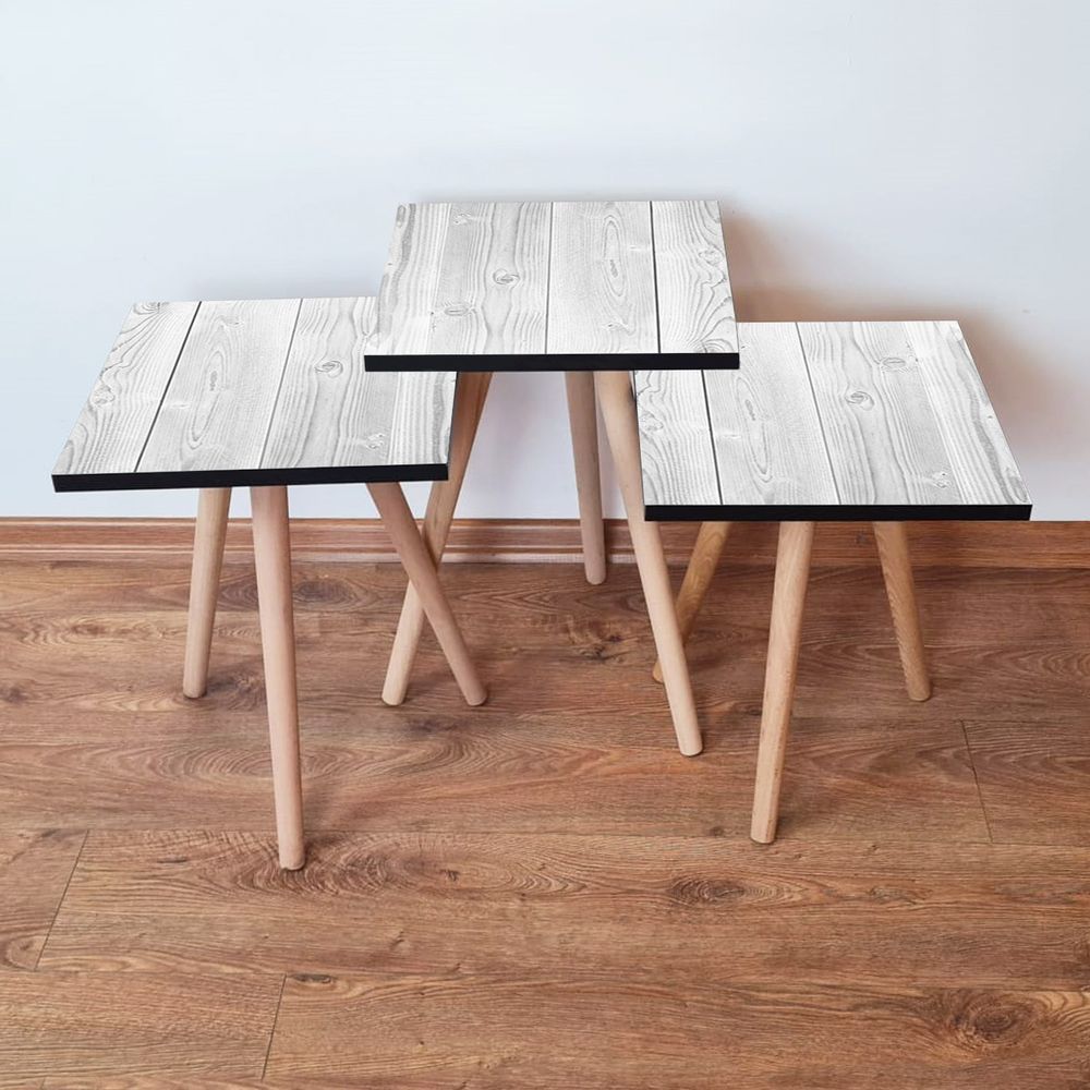Nesting Table (3 komada) 3Shp364 - boja: Bijela slika 1