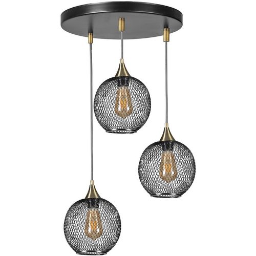 Jupiter 8721-3 Black Chandelier slika 1