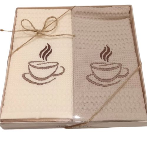 Kuhinjska krpa WAFFLE SET BOX 2/1 40x60 - Coffee slika 1