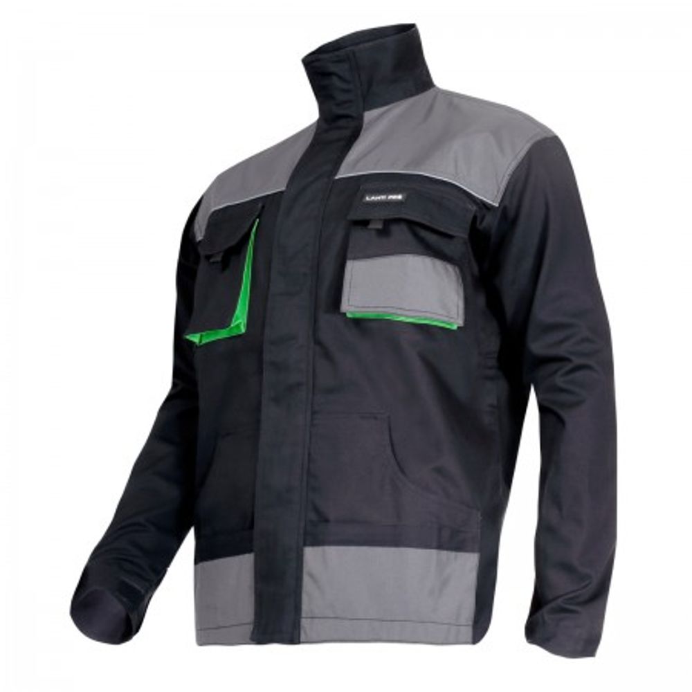 JAKNA CRNA-ZELENA 100% PAMUK XL (56)  L4040756 slika 2
