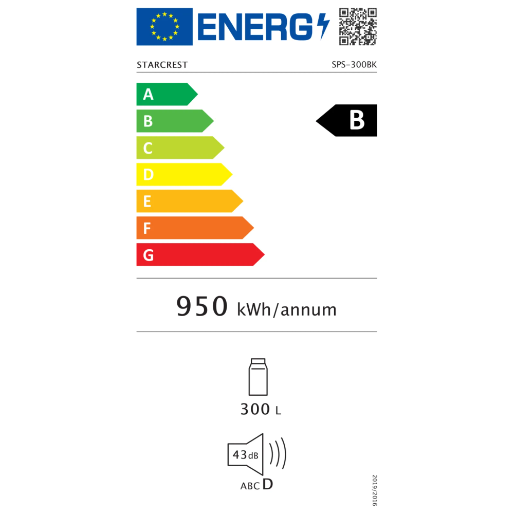 STARCREST SPS-300BK hladnjak za piće 300l crni slika 8