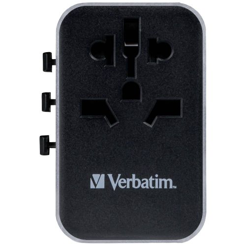 Verbatim 49546 Putni adapter Univerzalni putni adapter UTA-04 PD61W / QC / 3xUSB / 2xType-C slika 2