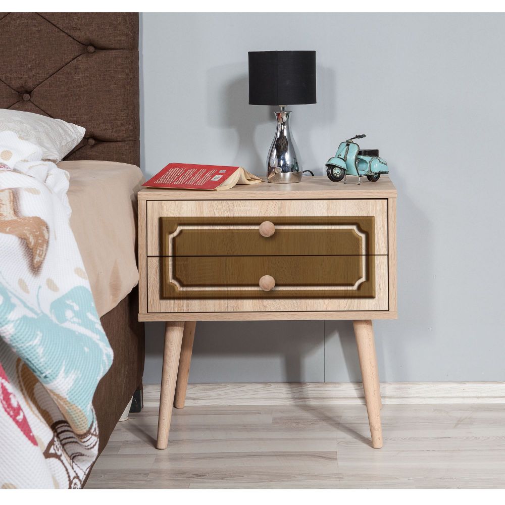 Noćni ormarić Two - 622 Sonoma Oak slika 2