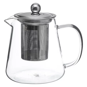 SG čajnik sa cjedilom 800ml staklo/metal