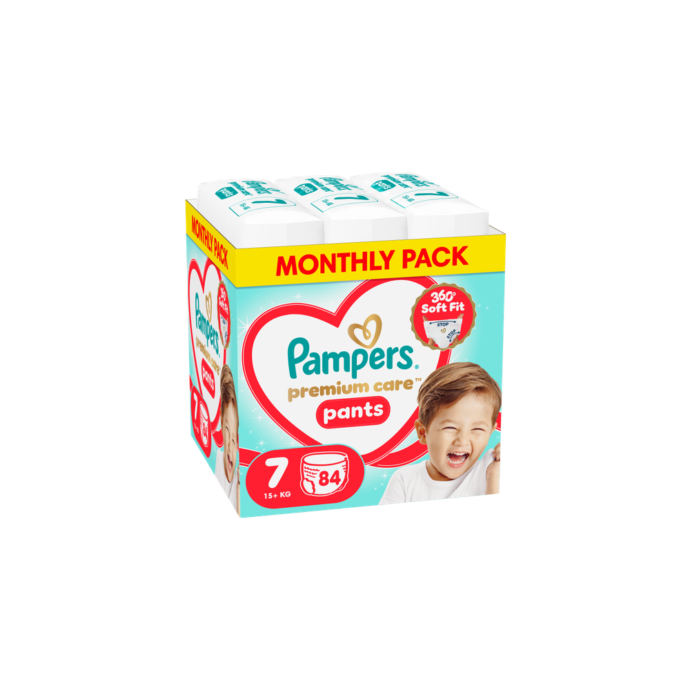 Pampers Premium Care Pants pelene gaće mjesečno pakovanje slika 5
