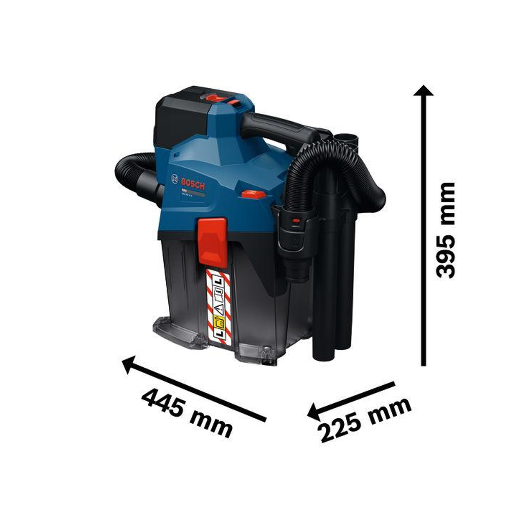 Bosch professional akumulatorski usisavač PRO GAS18V-6LS slika 3