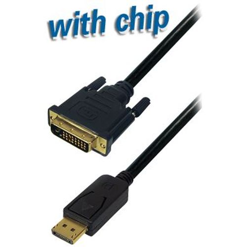 Transmedia DisplayPort plug to DVI 24 1 plug, 1,8 m slika 1