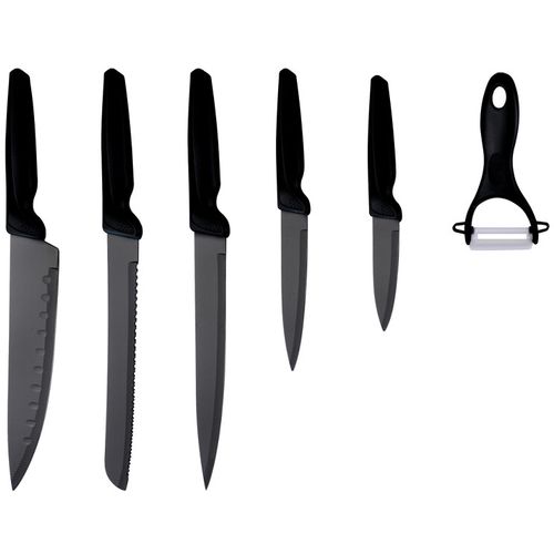 Michelino 6-dijelni set noževa, crni slika 1