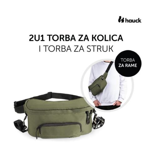 Hauck Torba Za Kolica 2U1, Olive slika 2