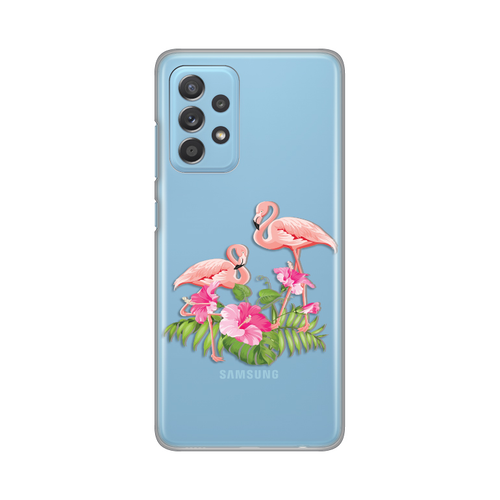 Torbica Silikonska Print Skin za Samsung A536B Galaxy A53 5G Flamingo slika 1