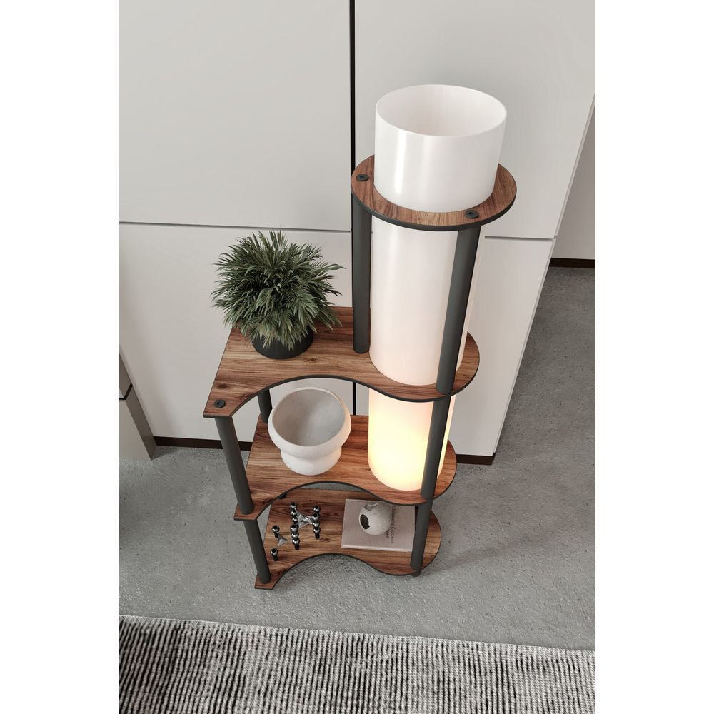 KS-11122 Lampa za Pod od Orahovog Drveta slika 2