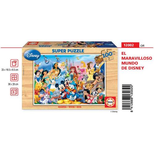 Drveni Puzzle El Maravilloso Mundo de Disney - 100 komada slika 2