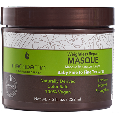 Macadamia Weightless Repair Mask 222 ml slika 1