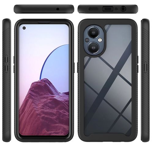 Techsuit Defense360 Pro + Screen Protector za Oppo Reno7 Lite/Reno8 Lite, crna slika 6