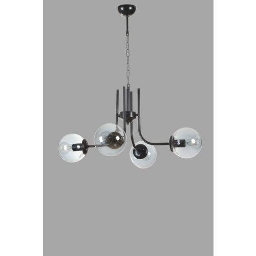 Nevada 4 Lü Siyah Füme Camlı Avize Black
Fume Chandelier slika 4