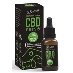 365 NATURE CBD Pets 3% ulje konoplje, 10ml