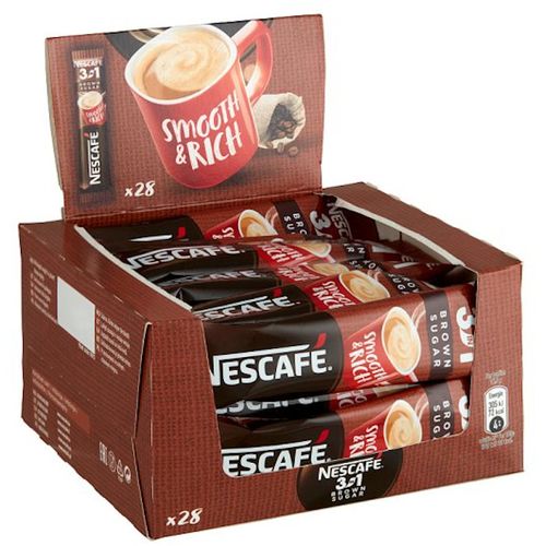 Nescafe instant kafa 3U1 Smeđi Šećer pakovanje 28x16.5g slika 1