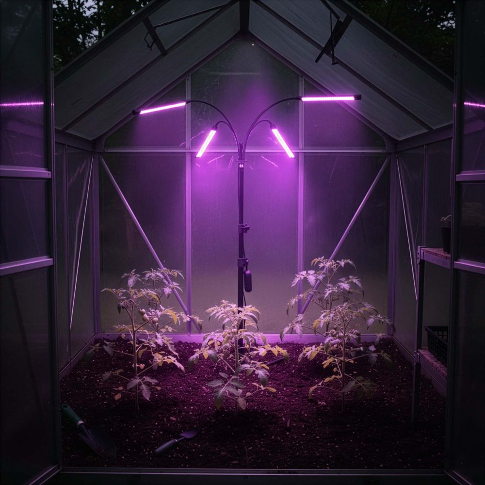 LED svjetlo za biljke ljubičasta (crvena + plava), crvena, plav slika 4