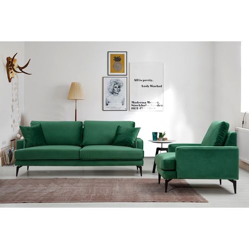 Atelier Del Sofa Fotelja wing PAPIRA zelena, Papira Armchair slika 2