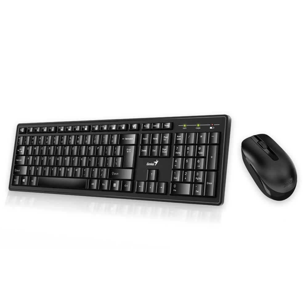 Genius KM-8200 tastatura+miš  wireless set, dual-color, crno-siva boja, slika 2