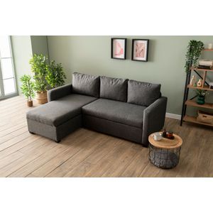 Krevetna ugaona sofa Kado – siva