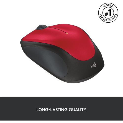 Logitech M235 Wireless Mini Mouse, red slika 2