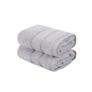 Colourful Cotton Set ručnika za brisanje ruku (2 komada), Arella - Grey
