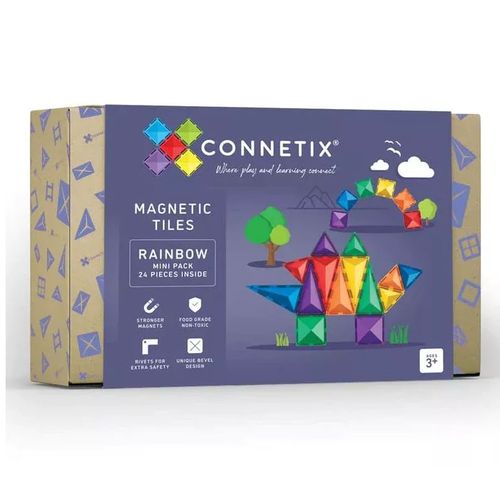 Connetix Magnetni konstruktor Mini Rainbow 24 dela slika 5