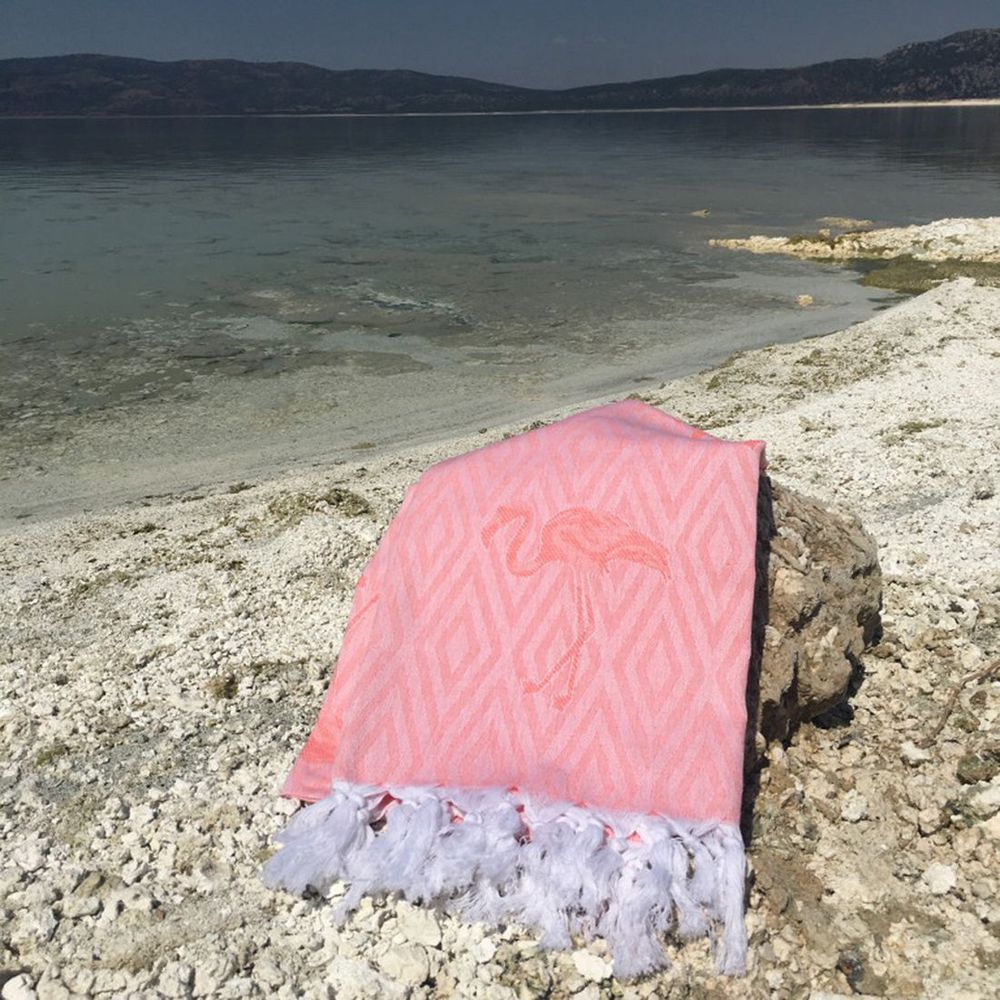 Flamingo - Salmon Salmon Fouta (Plažni Peškir) slika 3