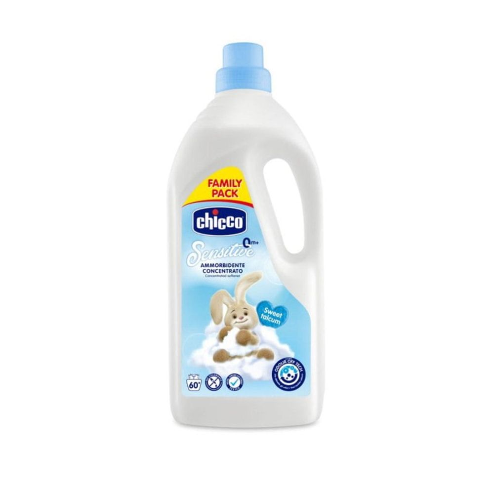 Chicco Omekšivač za veš Sensitive 1500ml, Sweet Talcum slika 1